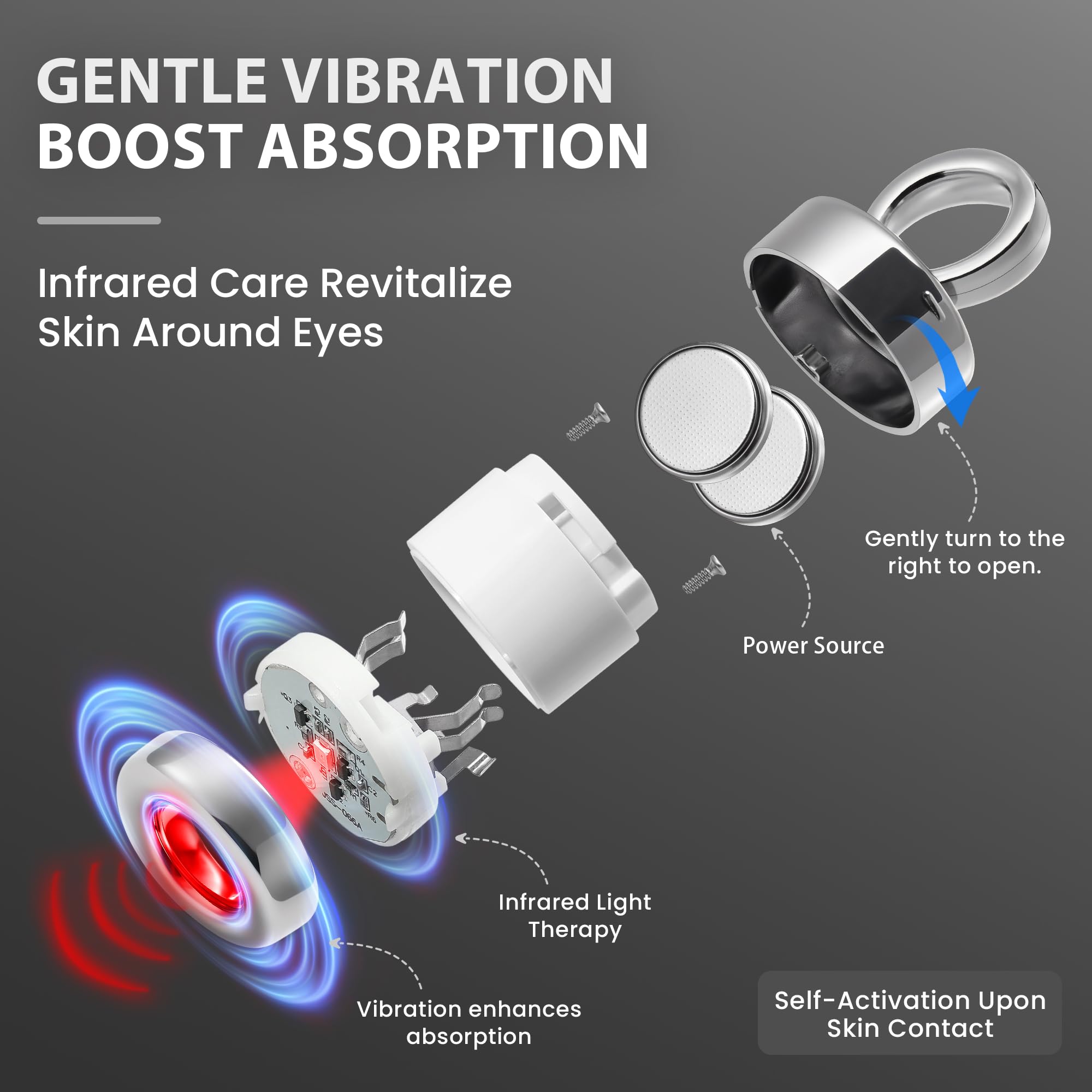 Amazon.com: iSZEYU Pro Xylane Electric Massage Eye Cream with Red